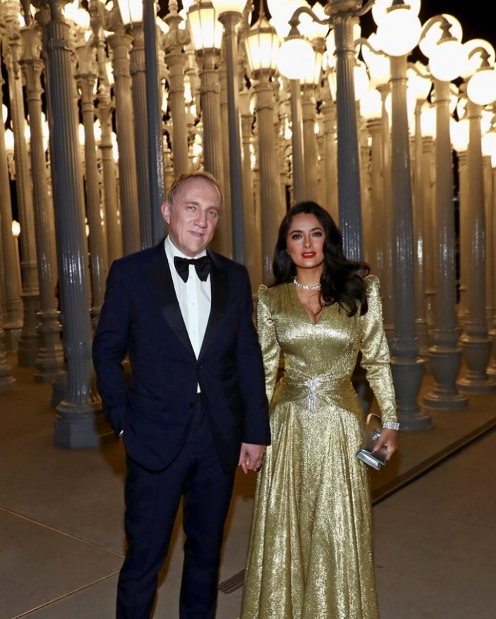 7. Salma Hayek and François-Henri Pinault