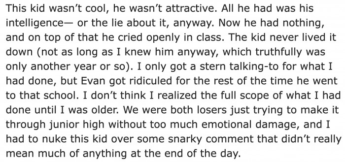 The Redditor Learned Something After Getting His Revenge. But We Don't Know About Evan...