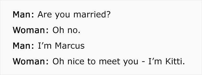 The conversation starts