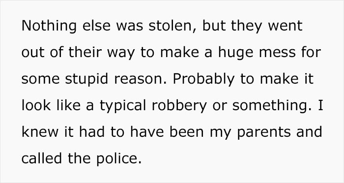 Nothing else was missing