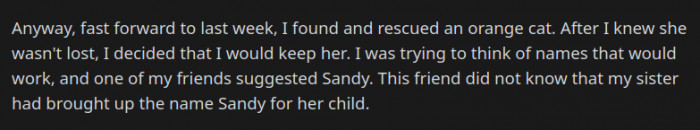 They had a boy, time moved on, but someone didn't.