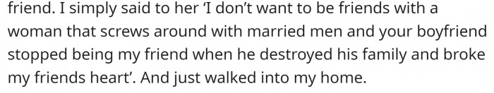 And, needless to say, she didn’t like it.