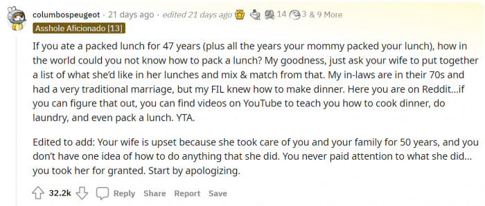 Most users on Reddit find his reasoning utterly absurd.