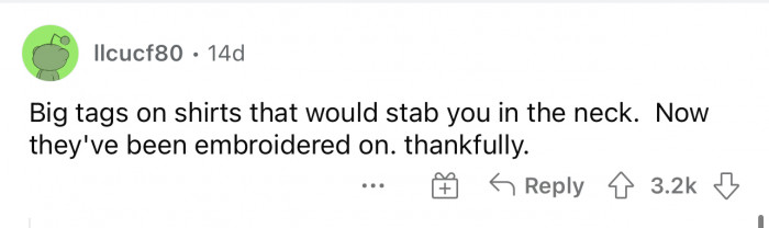 This is so true. I'm glad we moved on from that.