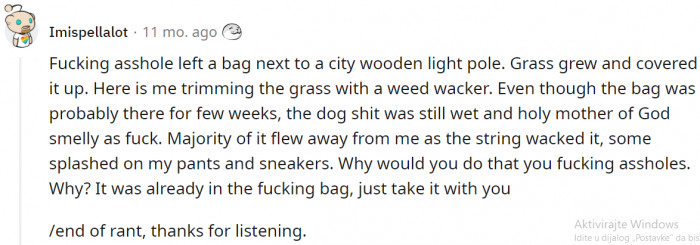 1. Pick up your dog’s poop bags, folks!