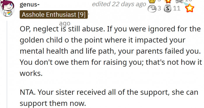 Make that louder: Neglect is still abuse.
