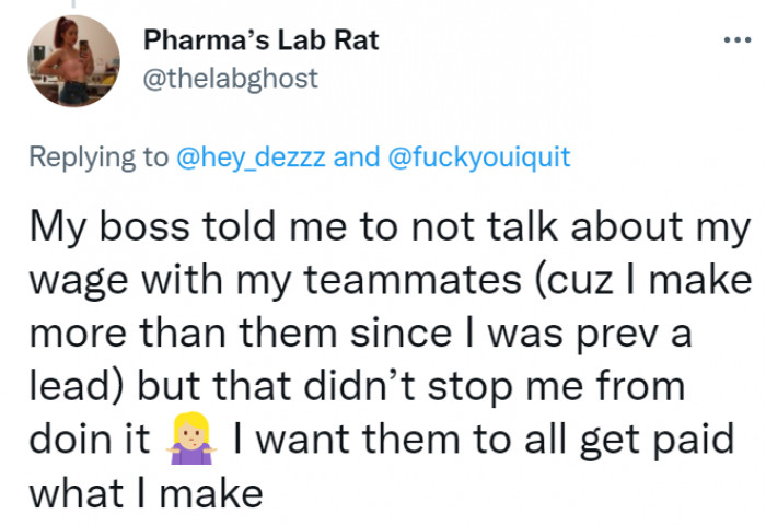 This is how you do it: give everyone the chance to be paid what they deserve.