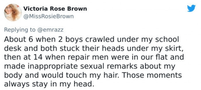 22. Sadly, it's those vulgar deeds by males that get stuck in women's minds.