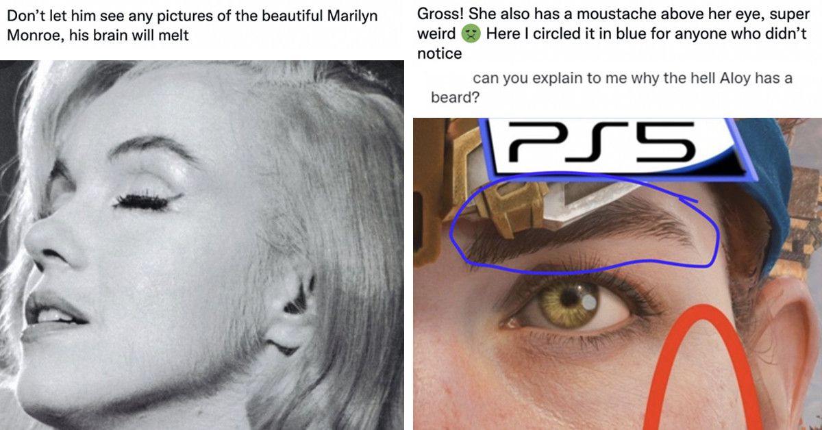 A Gamer Guy’s Misconception About A Character’s Peach Fuzz Was Put On Blast On Twitter