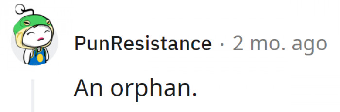 This User Agrees That the Original Poster Is Now an Orphan.