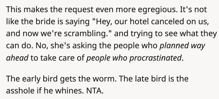 Favors are one thing, but what the bride asked of OP is unreasonable.