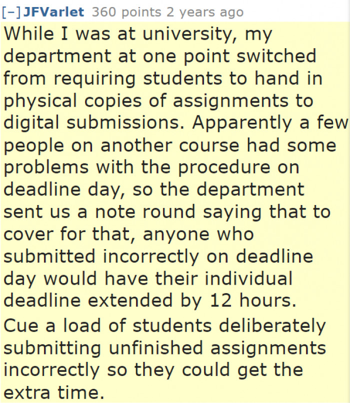 Oops, the department should have thought of that one real hard