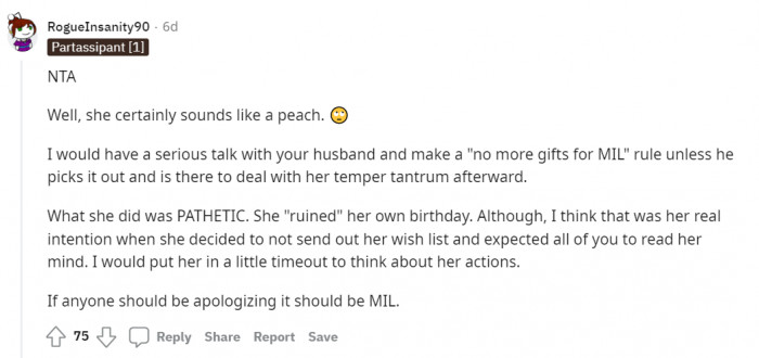 This commenter is thinking ahead.