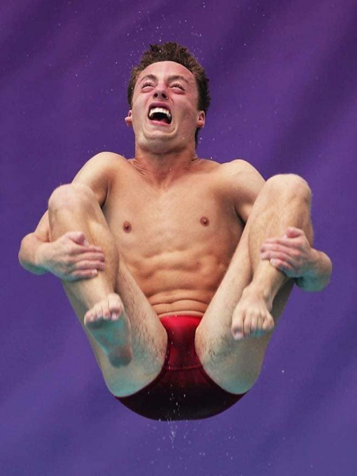 1. The faces they make whilst diving are simply hilarious!