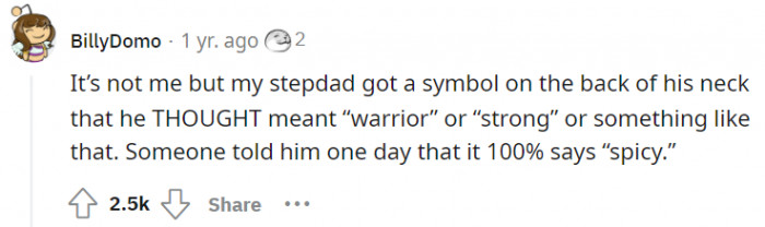 2. Spicy, strong, same thing, right? No.