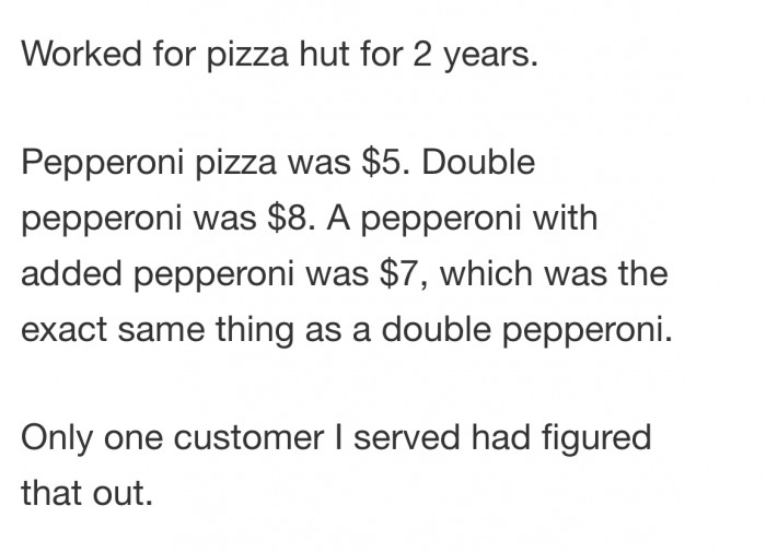 3. For pizza!!! Yum!