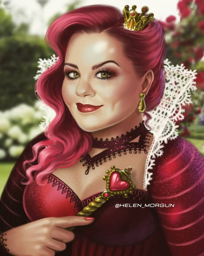 40. Melissa McCarthy as The Queen of Hearts from Alice in Wonderland