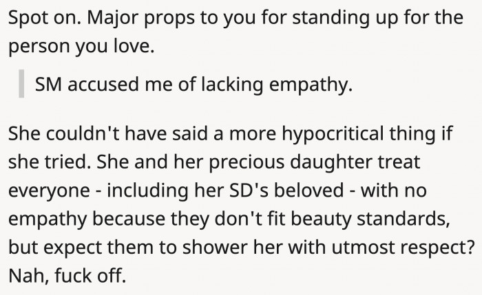 Respect begets respect.