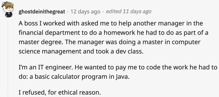 Again, they keep forgetting to do their jobs ethically.