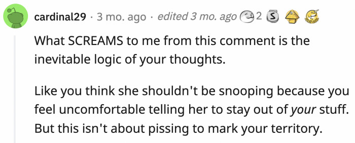 OP will eventually realize she was right all along; let's hope she doesn't act on that too late.