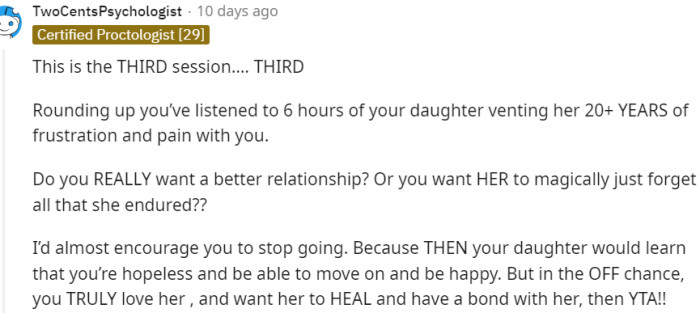 4. Listen and let her vent her anger