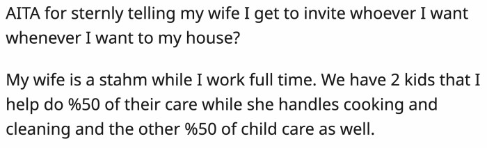 The first part of OP's post in his own words: