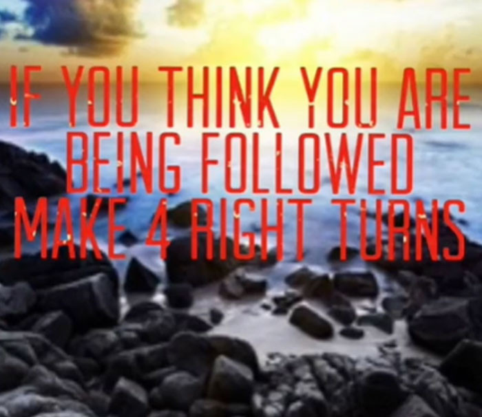 Be careful of your route.