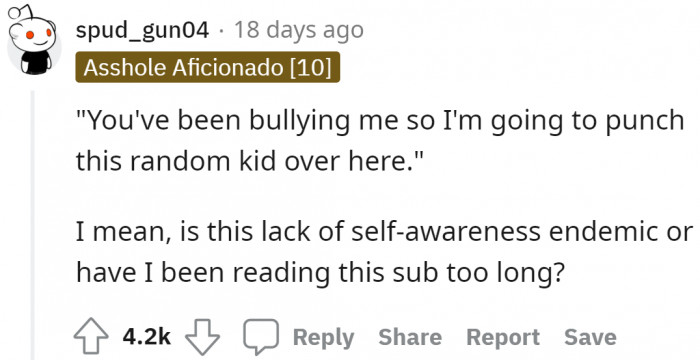 Her reasoning is illogical.