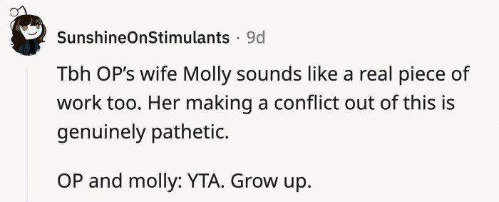 Yeah, Molly, You Can't Sit with Us