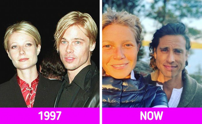 9. Brad Pitt had his fair share of famous relationships, and one of them was the fabulous Gwyneth Paltrow.
