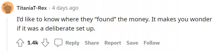 All those accusations for nothing.