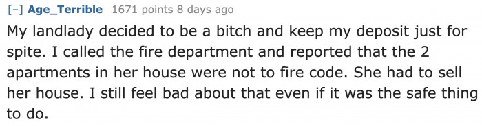 Landladies: Be Nice to Your Tenants.