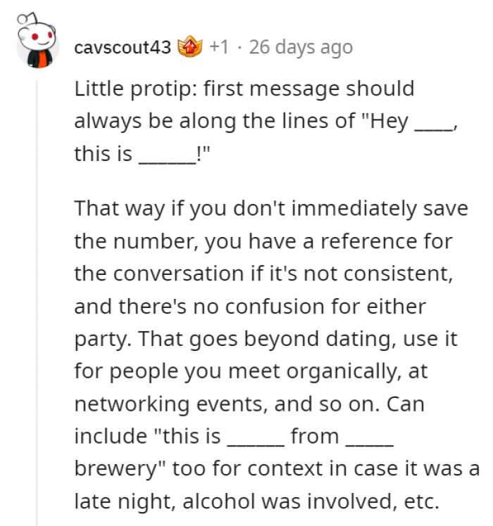 Solid advice to remember