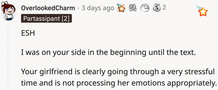 Reddit is divided, to say the least. The story is officially tagged with