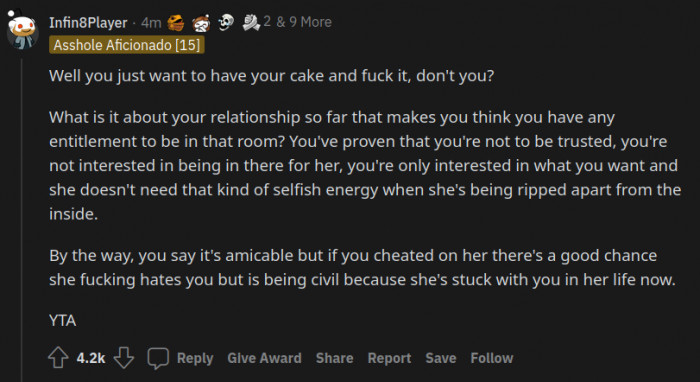 A round of applause for this brilliant response.