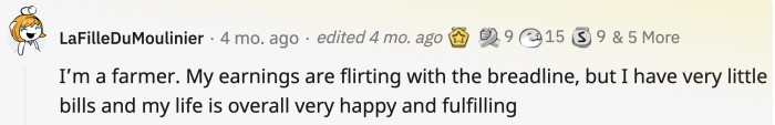 2. A big salary is not as satisfying if you’re miserable in your occupation