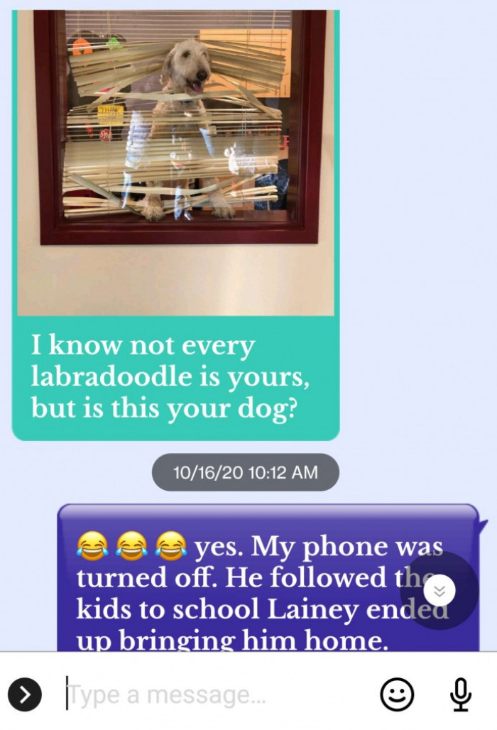 The Message Sent by Karen's Neighbor