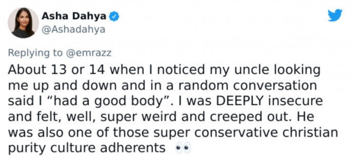 9. Even uncles have no respect for their nieces.