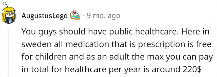 Sweden, for instance...