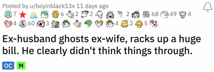 Here's how the story from this subreddit started