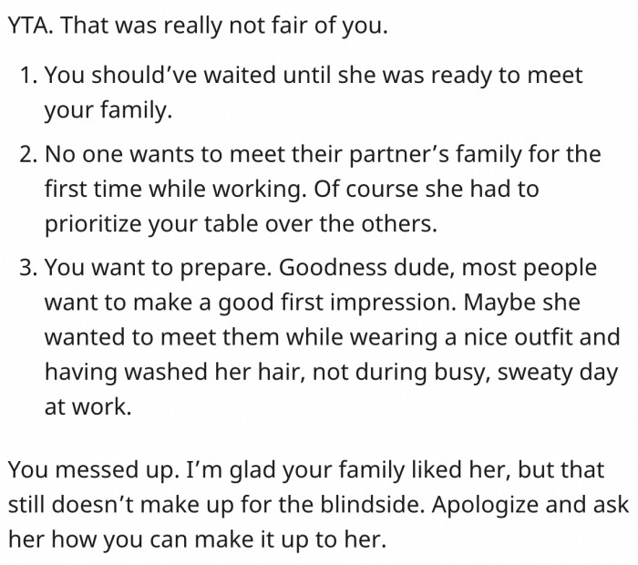 OP was wrong to do that.