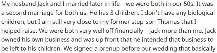 A Second Marriage for Both of Us