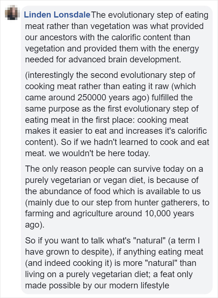The evolutionary reasons to consume meat