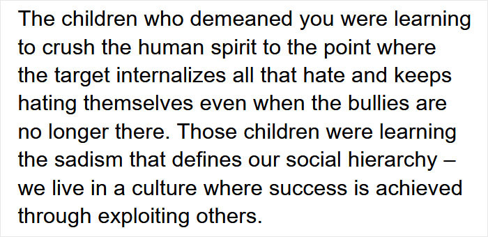 Some kids have their spirits crushed very early on.