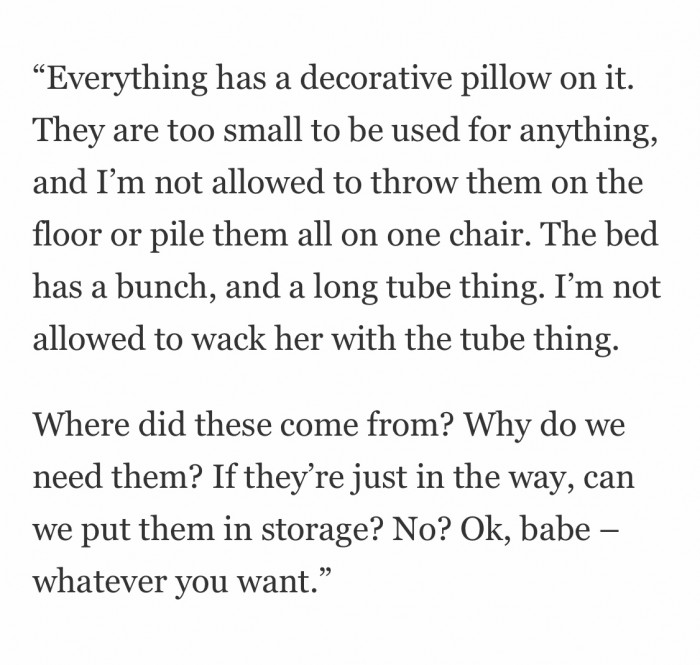 14. Pillows, pillows, pillows! 