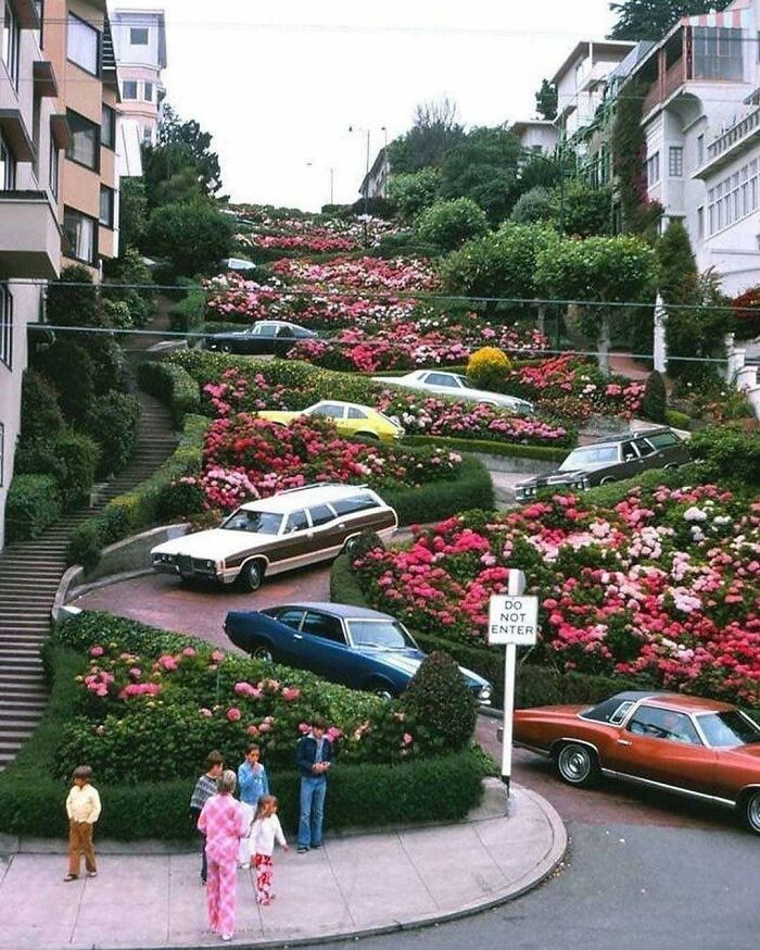 3. San Francisco's Lombard Street In 1975