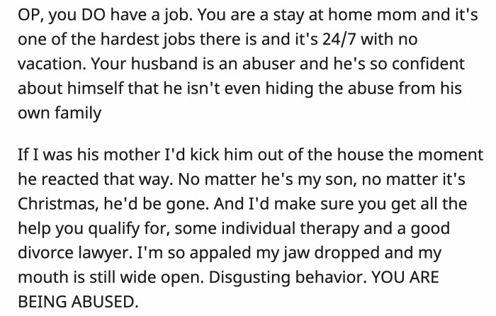 His parents didn't try hard enough to stop their son from behaving like an absolute jerk.