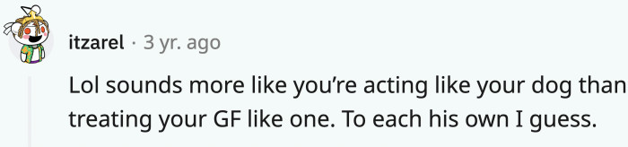 He is doing both things, and we're unsure if it's okay