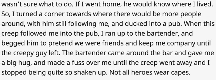 Redditors advise not to go home and instead find the nearest safe place if you can