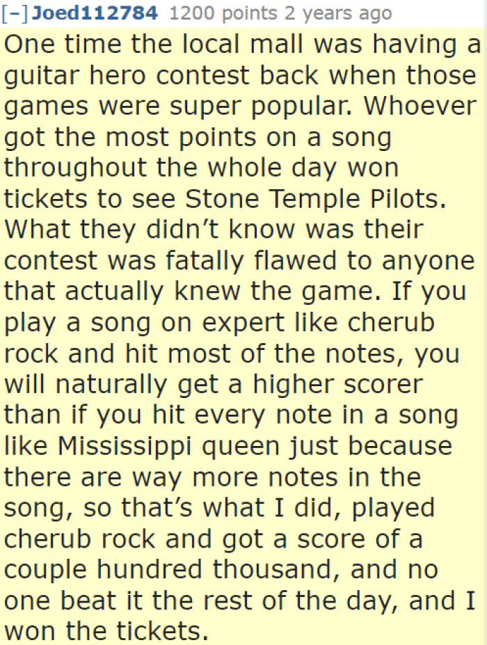 Sometimes, you just have to be knowledgeable enough